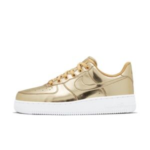 Nike Air Force 1 SP Metallic Gold Sneakers